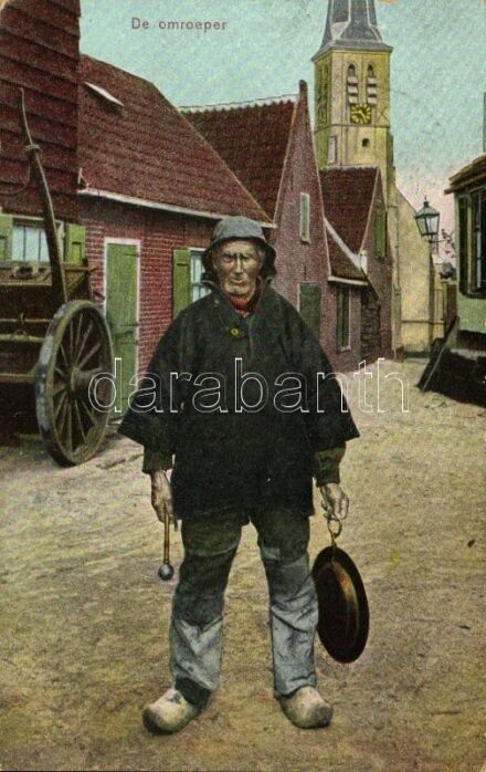1908 De omroeper / announcer, Dutch folklore