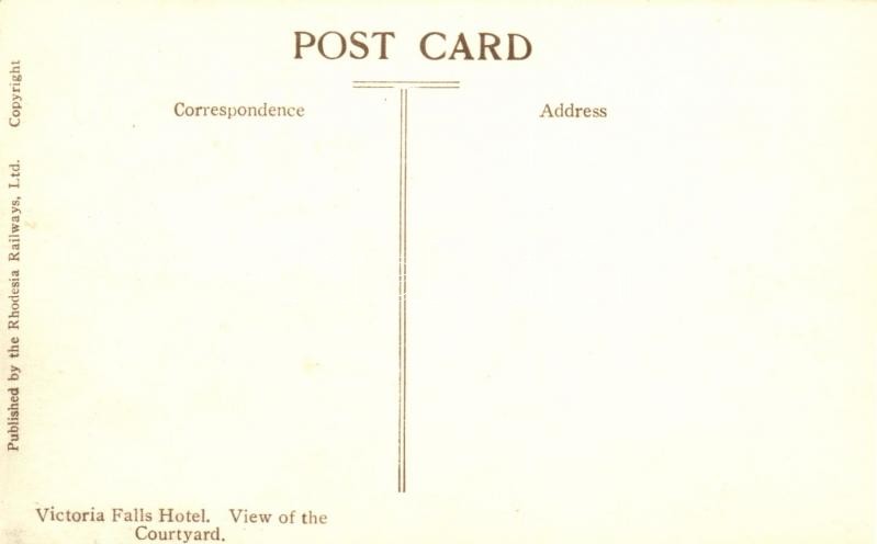 Victoria Falls Hotel, View of the Courtyard - Image 2