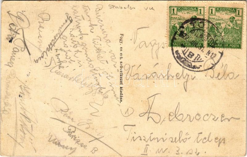 1922 Zalkod, Fő utca, gyerekek csoportképe - Image 2