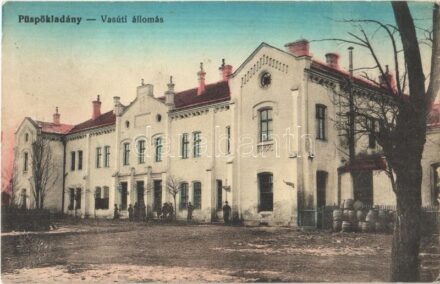 1916 Püspökladány, Vasútállomás