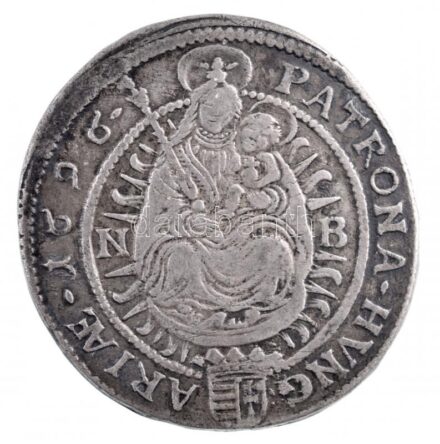 1696NB 15Kr Ag 'I. Lipót' Nagybánya (6,27g) T:2,2- patina / Hungary 1696NB 15 Kreuzer Ag 'Leopold I' Baia Mare (6,27g) C:XF,VF patina Huszár 1437., Unger II: 1064.b