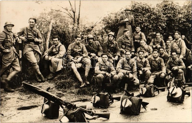Francia légiósok / WWI French military, soldiers. photo