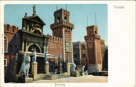 Venezia, Venice; Arsenale / Venetian Arsenal. Ferd. Gobatto