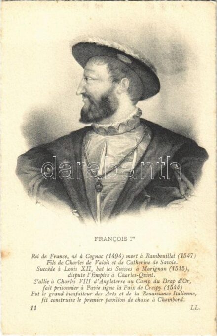 Francois I / Francis I, King of France (fl)
