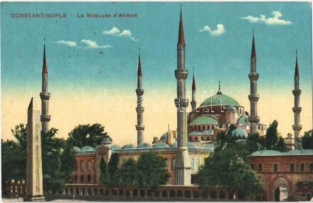 1926 Constantinople, Istanbul; La Mosqueé d'Ahmed / mosque (EK)