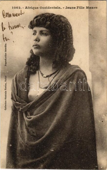 Afrique Occidentale, Jeune Fille Maure / young Moorish girl, folklore, gently erotic