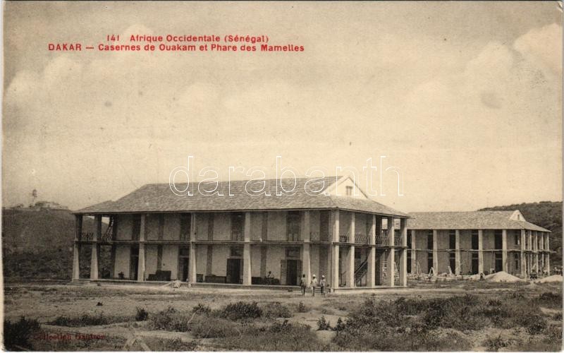 Dakar, Casernes de Ouakam et Phare des Mamelles / barrack and lighthouse