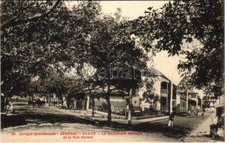 Dakar, Le Boulevard National et la Rue Parent / street view