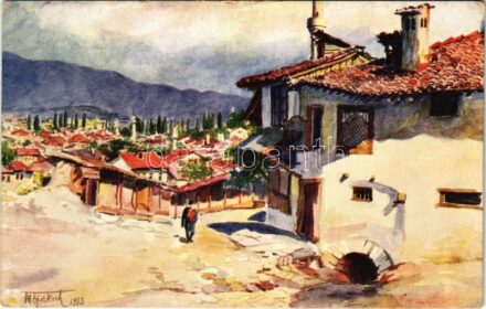 Prizren, Prizreni; Vue / general view. Typochrom L. Benes 3. s: T. Chvrakitch