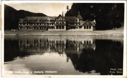Lago Pirihueico, Lago y Hostería Pirihueico / lake, lodge, hotel. Foto Mora (fl)
