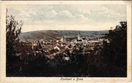 1926 Hustopece, Auspitz; Hustopec u Brna. Alois Wittinger / general view (EK)