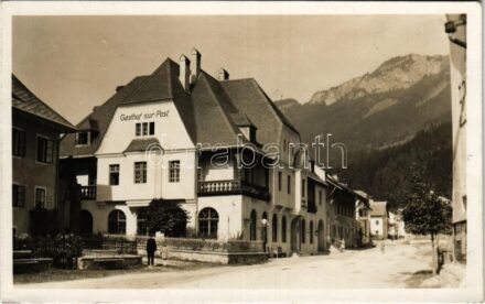 1932 Kötschach, Kötschach-Mauthen; Gasthof Pension 'zur Post' / hotel, restaurant, inn