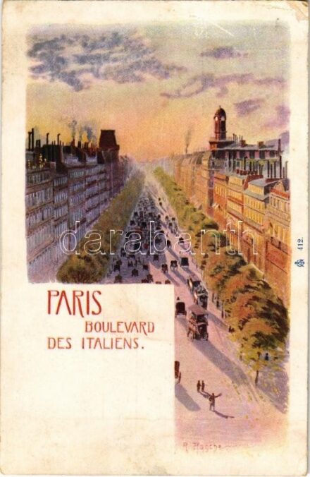 Paris, Boulevard des Italiens / street view. 412. s: R. Hanche (EK)