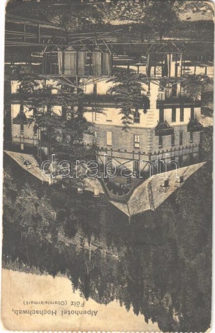Fölz (Thörl), Alpenhotel Hochschwab. Obersteiermark - from postcard booklet (EK)
