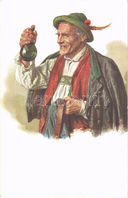 Tyrolean folklore. Serie 753. Charakterköpfe. No. 3.