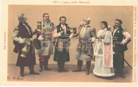 Akt I z opery 'Halka' Moniuszki / Act I from Moniuszko's opera 'Halka'. Polish folklore. Fot. M. Pusch