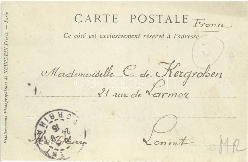 1905 Mehari monté par un Targui / Algerian folklore, camel rider. TCV card (EK) - Image 2