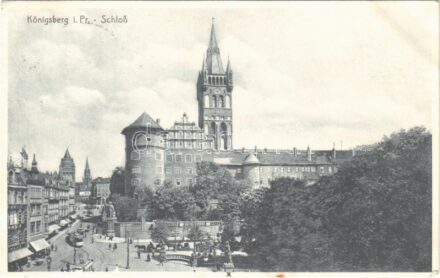 1931 Kaliningrad, Königsberg; Schloß / castle, tram (EK)