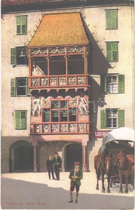 Innsbruck, Goldenes Dachl / Golden Roof. Karl Redlich (EK)