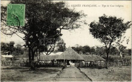Type de Case indigéne / native hut, African folklore