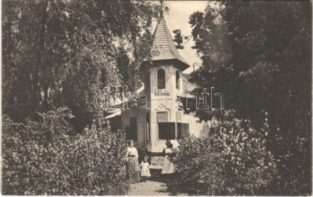 1920 Balatonlelle-gyógyfürdő, Szallay nyaralók, Hedda Villa. Wollák József utódai kiadása