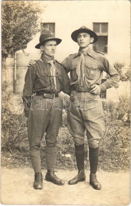 1923 Magyar cserkészek / Hungarian scouts. photo (fl)