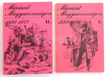 Művészet Magyarországon. 1830-1870. I-II. köt. Katalógus. Szerk.: Szabó Júlia-Széphelyi F. György. Bp.,1981., MTA Művészettörténeti Kutató Csoport, 163; (165-) 580 p. +124 (fekete-fehér) t. Kiadói papírkötés, kopásnyomokkal.