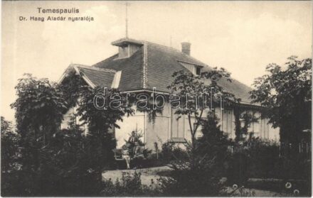 Temespaulis, Pavlis; Dr. Haag Aladár nyaralója / villa