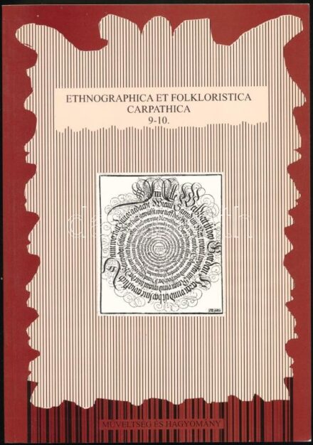 Ethnographica et folkloristica carpathica 9-10. Műveltség és hagyomány. Szerk.:Bartha Elek Keményfi Róbert.Debrecen, 1998, Kossuth Lajos Tudományegyetem Néprajzi Tanszéke.Német, angol nyelven. Fekete-fehér képekkel illusztrált. Kiadói