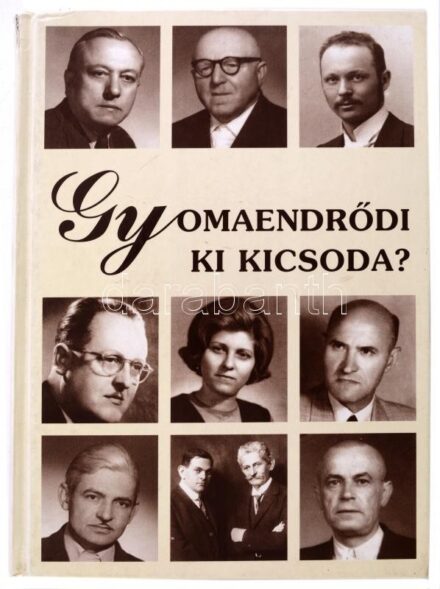 Gyomaendrődi ki kicsoda? Szerk.: Kovácsné Nagy Katalin. Gyomaendrőd, 2004, Honismereti Egyesület. Fekete-fehér arcképekkel. Kiadói kartonált papírkötés, kopottas állapotban.