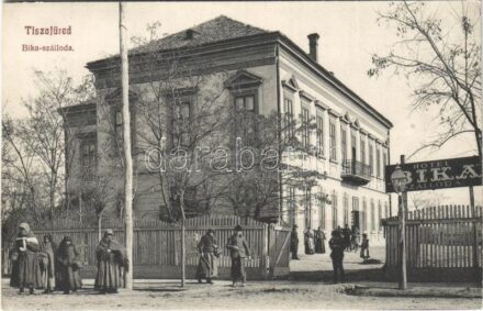 Tiszafüred, Bika szálloda. Goldstein Adolf kiadása
