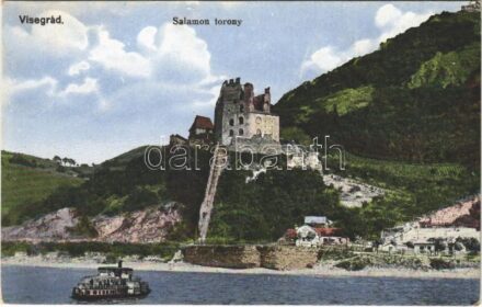 Visegrád, Salamon torony, gőzhajó, átkelő hajó