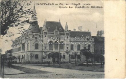 1910 Nagyvárad, Oradea; Görög katolikus püspöki palota / Greek Catholic bishop's palace (EK)