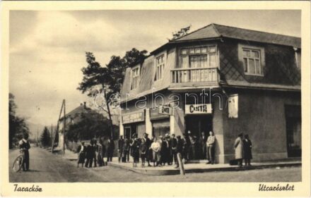 Taracköz, Teresva; utca, Cikta és Weisz Henrik üzlete / street, shops