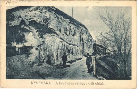 1915 Kevevára, Temeskubin, Kovin; Várhegy déli oldala / castle side (EK)