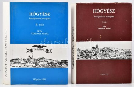 Várnagy Antal: Hőgyész. Községtörténeti monográfia. I-II. rész. I. rész: A kezdetekről 1722-ig. II. rész. 1722-1945. Hőgyész, 1990-1998, Nagyközségi Közös Tanács-Hőgyész Nagyközség Önkormányzata. Az I. kötetben 12