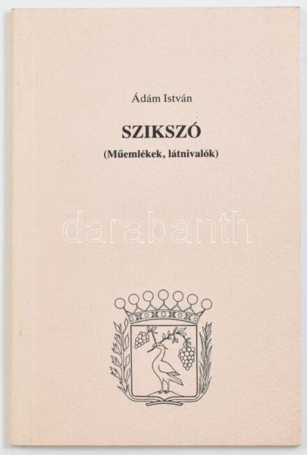 Ádám István: Szikszó. (Műemlékek, látnivalók). Miskolc, 1988, Szikszó Nagyközségi Tanács V. B. kiadása. Papírkötésben, jó állapotban. Megjelent 1500 példányban.