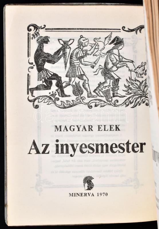 Magyar Elek: Az ínyesmester szakácskönyve. Bővített és átdolgozott kiadás. Győry Miklós illusztrációival. Bp., 1970, Minerva. Kiadói nylon-kötés. - Image 2