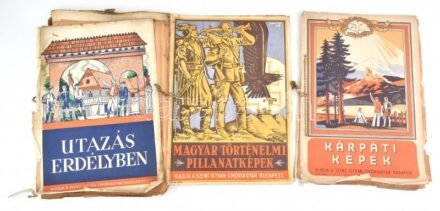 cca 1930 Szent István cikóriagyár gyűjtőmappák, nem komplettek.