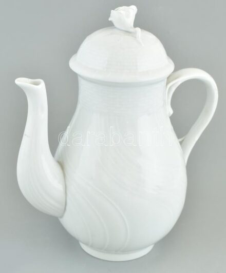 Herendi kávé kiöntő, porcelán , fehér mázas, jelzett, hibátlan, . m: 25cm
