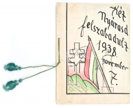 1938-1939 Két Nyárasd Felszabadult 1938. november 7. 'Az anyaországhoz visszacsatolt Csallóköz szívében rejtőző igénytelen kis faluból röppen ki ezen örömmámortól ittas megemlékezés. ...' 1938. októbertől 1938. decemberig tartó