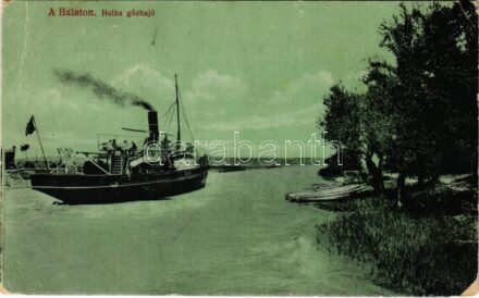 1918 Balaton, Helka gőzhajó (EB)