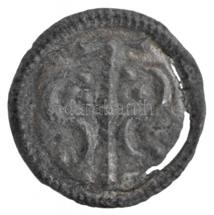 1141-1162. Denár Ag 'II. Géza' (0,22g) T:1- patina Hungary 1141-1162. Denar Ag 'Geza II' (0,22g) C:AU patina Huszár: 80., Unger I.: 59.
