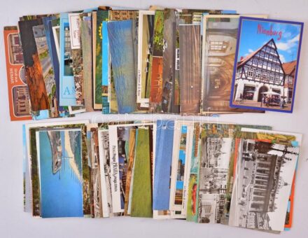 Kb. 100 db MODERN külföldi város képeslap / Cca. 100 modern town-view postcards from all over the world