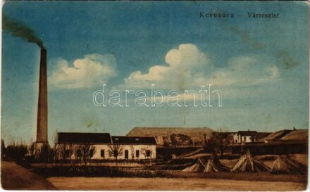 Kevevára, Temeskubin, Kovin; vár részlet. Embacher Viktor kiadása / castle (EK)