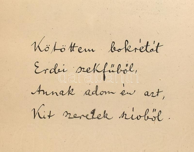 Kodály Zoltán: Énekszó. Dalok népi versekre. Dohnányi Ernő zeneszerző részére szóló dedikációval ellátott, számozott, aláírt példány. Bp., 1921. Rózsavölgyi. 67 p. Bordázott, metszett aranyozott egészbőr kötésben. - Image 2