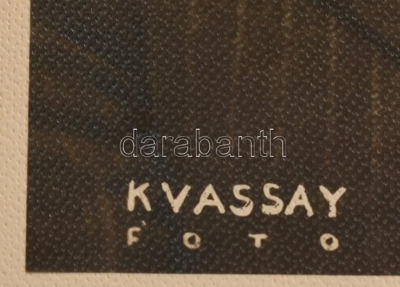 cca 1930-1940 Szálasi Ferenc (1897-1946) portréja, fotólap Kvassay A. budapesti műterméből, jelzett, szép állapotban, 14x8,5 cm - Image 3