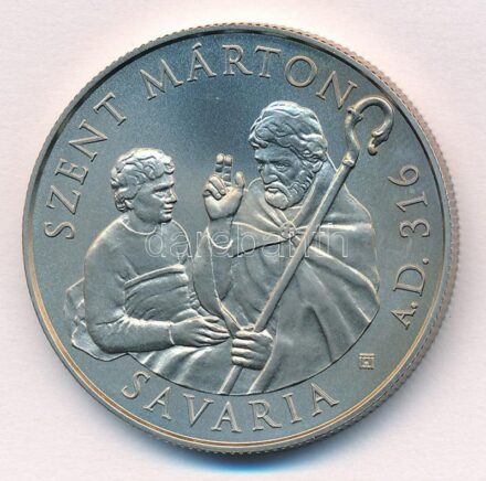 2016. 2000Ft Cu-Ni 'Szent Márton - Savaria' T:BU patina