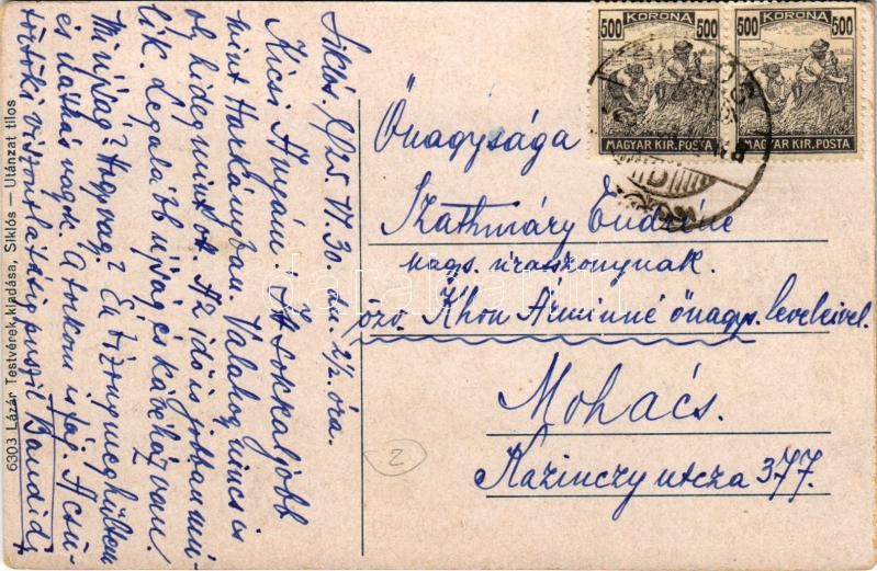 1925 Siklós, Takarék és Hitelegylet. Lázár Testvérek kiadása (EK) - Image 2