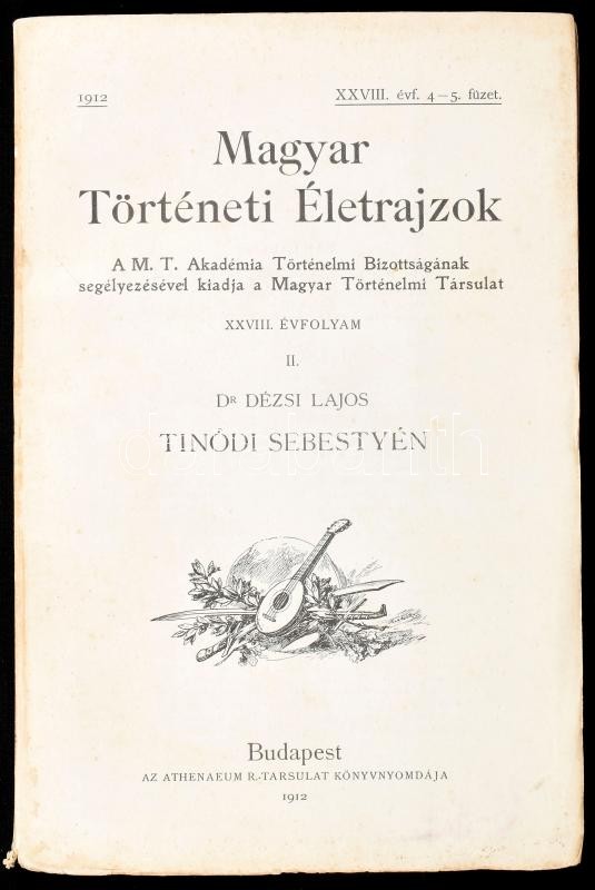 Dézsi Lajos: Tinódi Sebestyén 1505?-1556. Magyar Történeti Életrajzok. XXVIII. évf. II. 4-5. füzet. Szerk.: Dézsi Lajos. Bp., 1912., Athenaeum, 4+229 p.+11 t. Oldalszámozáson belül gazdag képanyaggal illusztrált. Kiadói